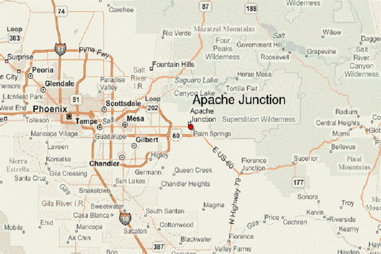 Show Me A Map Of Apache Junction Az